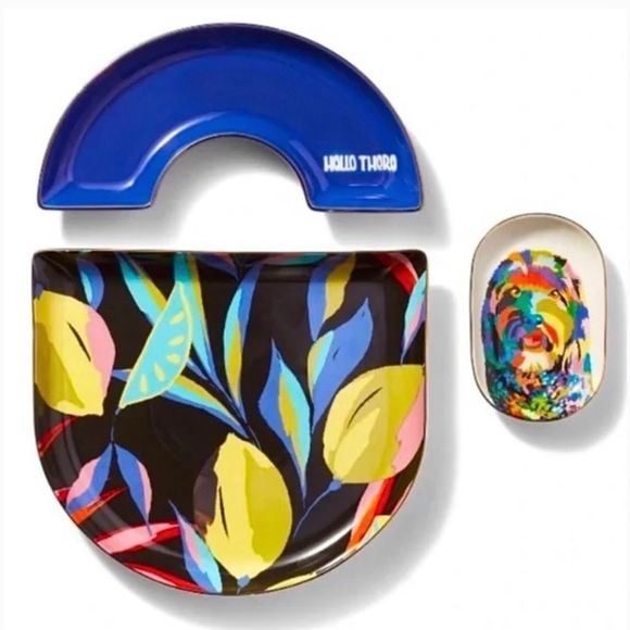 NEW Tabitha Brown 3 Piece Set of Nesting Trays - Picture 1 of 6